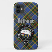 Bethune Clan Badge & Tartan Phone Case (Achterkant)