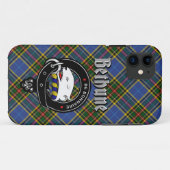 Bethune Clan Badge & Tartan Phone Case (Achterkant (horizontaal))