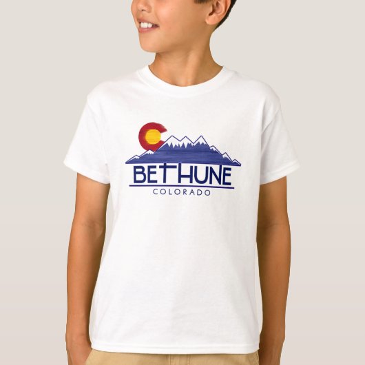 Bethune Colorado kinder gebitsshirt T-shirt (Voorkant)