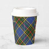 Bethune Gepersonaliseerde Tartan Kerstmis Papieren Bekers (Rechts)