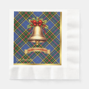 Bethune Gepersonaliseerde Tartan Kerstmis Servet