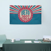 Beto 2022  verkiezingen van de Amerikaanse vlaggou Spandoek (Beurs)