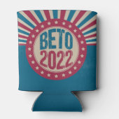 Beto 2022 voor Gouverneur Cool  Amerikaanse vlag Blikjeskoeler (Achterkant)