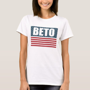 Beto American Flag Texas Governor 2022 Verkiezinge T-shirt