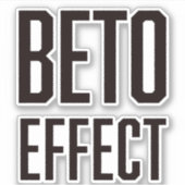 Beto Effect 4X4 Vinyl Sticker (Voorkant)