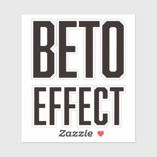Beto Effect 4X4 Vinyl Sticker (Vel)