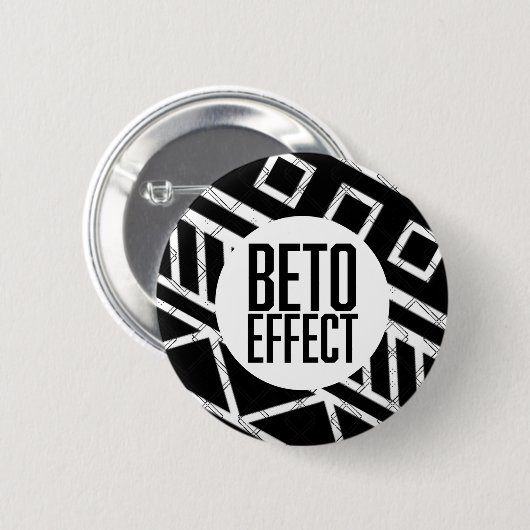 Beto-effect Tribal Round Button (Voorkant /achterkant)