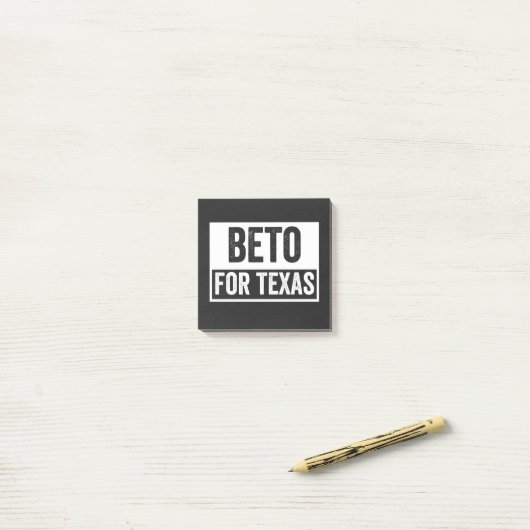 beto FOR TEXAS Post-it® Notes (Op bureau)