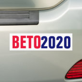 Beto O'Rourke 2020 Bumpersticker (Op auto)