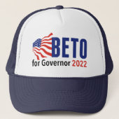 Beto O'Rourke for Governor 2022 Texas Election Trucker Pet (Voorkant)