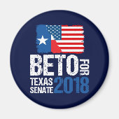 Beto O'Rourke for Texas Senate 2018 Verkiezingen Magneet (Voorkant)
