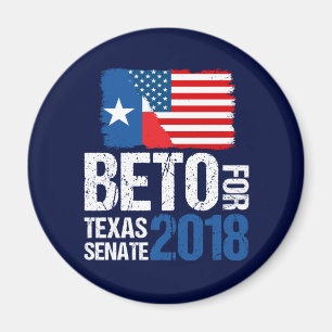 Beto O'Rourke for Texas Senate 2018 Verkiezingen Magneet