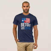 Beto O'Rourke for Texas Senate in 2018 T-shirt (Voorkant volledig)