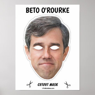 BETO O'ROURKE Halloween Masker Poster