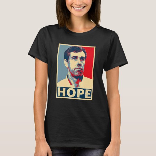 Beto O'rourke Hope T-shirt (Voorkant)