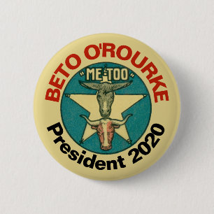 Beto O'Rourke President 2020 Ronde Button 5,7 Cm