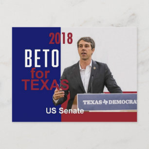 BETO O'Rourke Texas 2018 Briefkaart