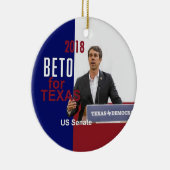 BETO O'Rourke Texas 2018 Keramisch Ornament (Rechts)