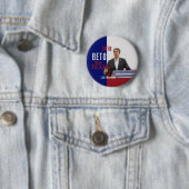 BETO O'Rourke Texas 2018 Ronde Button 5,7 Cm (In situ)