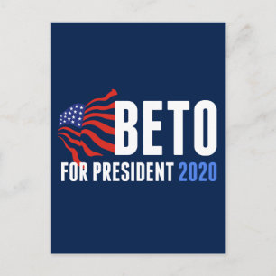 Beto O'Rourke voor President 2020 Briefkaart