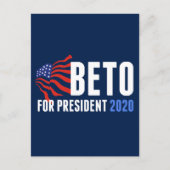 Beto O'Rourke voor President 2020 Briefkaart (Voorkant)