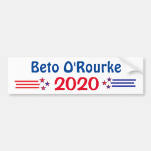Beto O'Rourke voor President 2020 Bumpersticker