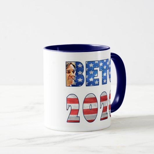 Beto O'Rourke voor President 2020 Mok (Voorkant rechts)