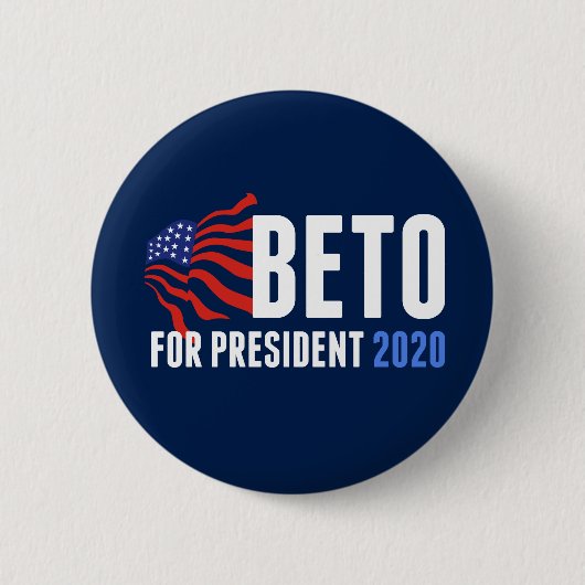Beto O'Rourke voor President 2020 Ronde Button 5,7 Cm (Voorkant)