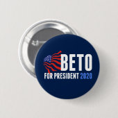 Beto O'Rourke voor President 2020 Ronde Button 5,7 Cm (Voorkant /achterkant)