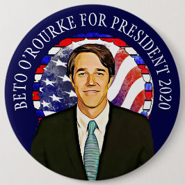 Beto O'Rourke voor President 2020 Ronde Button 6,0 Cm