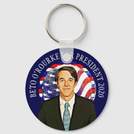 Beto O'Rourke voor President 2020 Sleutelhanger