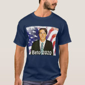 Beto O'Rourke voor President 2020 T-shirt (Voorkant)