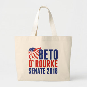 Beto O'Rourke voor Senaat 2018 Grote Tote Bag