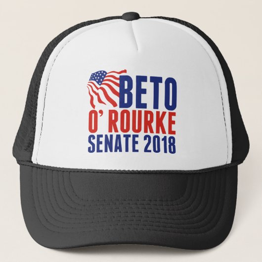 Beto O'Rourke voor Senaat 2018 Trucker Pet (Voorkant)
