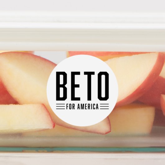 Beto voor Amerika Medium Circle Waterdicht Label (Aangebracht)