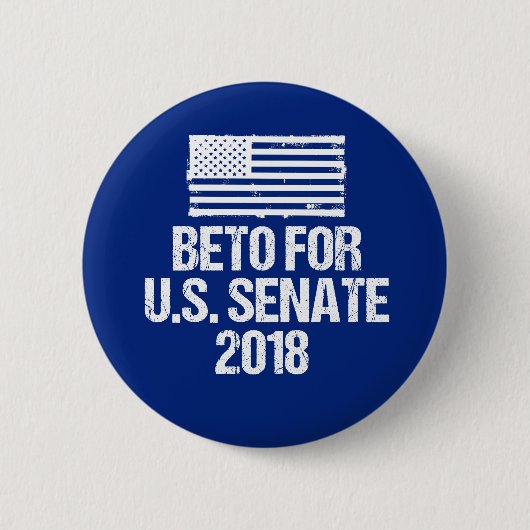 Beto voor de Amerikaanse Senaat 2018 Texas Verkiez Ronde Button 5,7 Cm (Voorkant)