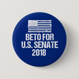 Beto voor de Amerikaanse Senaat 2018 Texas Verkiez Ronde Button 5,7 Cm