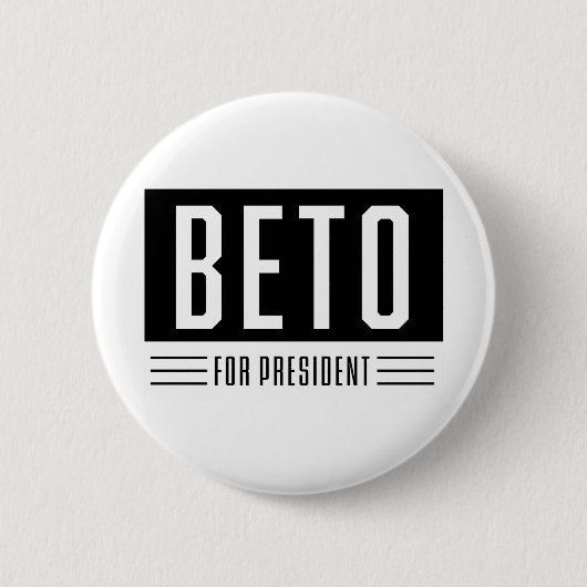 Beto voor President Ronde Button 5,7 Cm (Voorkant)