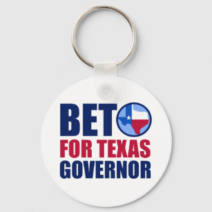 Beto voor Texas Governor 2022 Verkiezingspolitiek Sleutelhanger