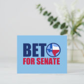 Beto voor Texas Senaat 2018 Briefkaart (Staand voorkant)