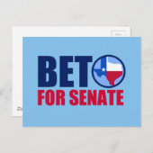 Beto voor Texas Senaat 2018 Briefkaart (Voorkant / Achterkant)