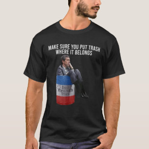 Beto zorg ervoor dat je afval waar het hoort, neer t-shirt