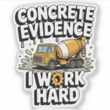 Beton Bewijs Dat Ik Hard Werk Grappige Cement Truc
