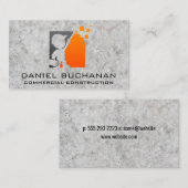 Beton | Bouwvakker Logo Visitekaartje (Voorkant / Achterkant)