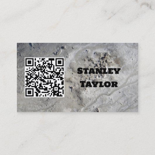 Beton & Cementoplossingen Aangepaste QR-code Visitekaartje (Achterkant)