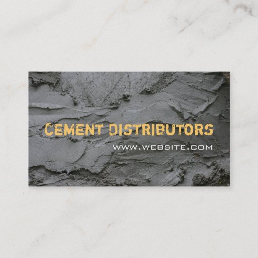Beton Distributeurs Cementverharding Bouw Visitekaartje (Voorkant)