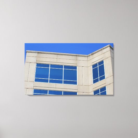 Beton & Glas Canvas Afdruk (Voorkant)