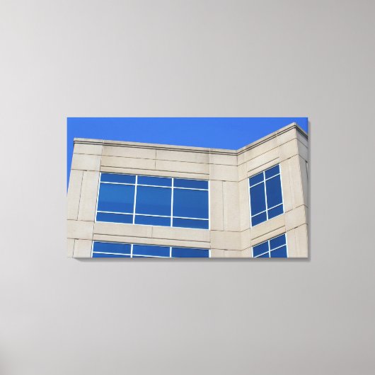 Beton & Glas Canvas Afdruk (Voorkant)