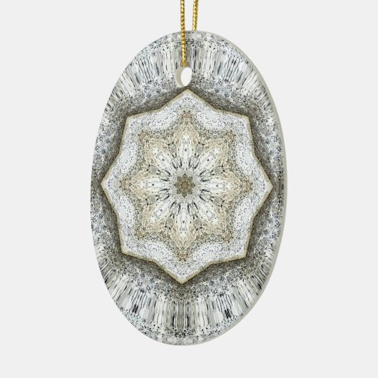 Beton Grey Star Ornament (Links)