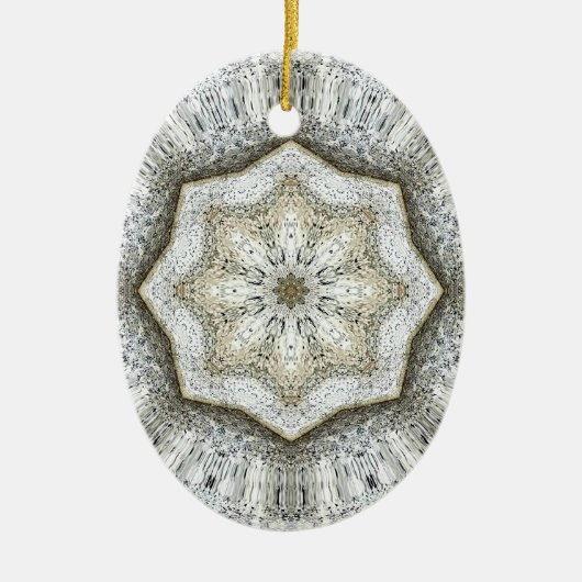 Beton Grey Star Ornament (Voorkant)